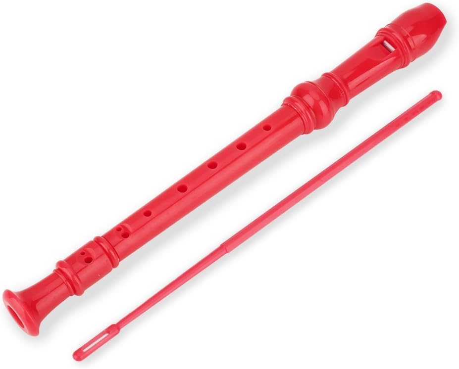 8 Holes Soprano Recorder Flute, ABS Recorder with Cleaning Stick for