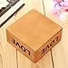 Retro Style Wooden Succulent Plants Square Flower Pot Garden Handmade Planting Flowerpot