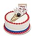 Bowling Happy Birthday Banner and Mini Miniature Bowling Pins Cake Decoration Cake Topper