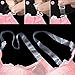 Clear Bra Straps for Strapless Bra Invisible Bra Strap Adjustable Soft Replacement Bra Shoulder Straps Transparent Non-slip 15mm Regular Women's Bra Straps
