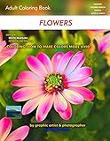 Adult Coloring Book Flowers: Edition: White margins (Simply Coloring by Lech) by Lech Balcerzak