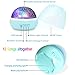 Colorful Undersea World, McWorks Fashion Flower Bud Music Multiple Colors Rotating Projector Night Lights, Best for Kid's Baby's Gift to Stimulate Curiosity and Imagination