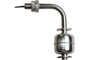 Madison M5010 Liquid Level Sensor, Miniature Side Mount Float Switch, Stainless Steel, 3/8" Bulkhead