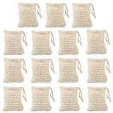 15 PCS Natural Sisal Soap Bags,Soap Exfoliating