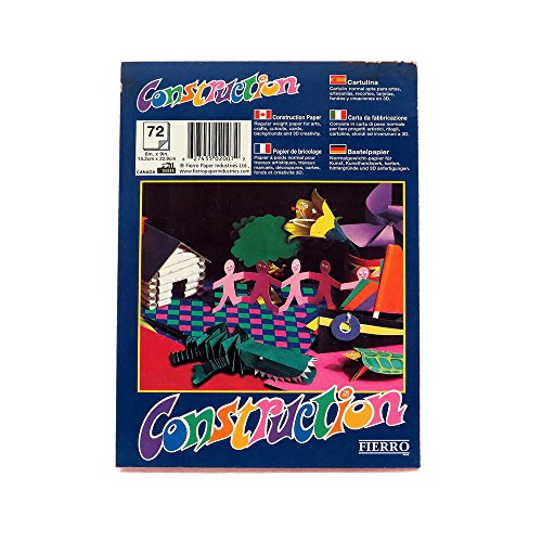 FierroConstruction Paper Multi Color 72 Pg.