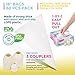 60 Pieces Premium Thick & Clear 16-inch Pastry Bags, Disposable Piping Bags, Frosting and Icing Decorating Bags for all Tips Sizes, In a Hassle-Free Dispenser Box + Gift of 3 Professional Couplers