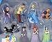 Disney CINDERELLA Set of 8 Figures ~ Featuring Princess Cinderella, Prince Charming, Fairy Godmother, Lady Tremaine, Anastasia, Drizella, Jaq, Suzy, Pearla and Lucifer, Playset Figures Range From 1 to 4 Tall