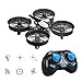 Mini UFO Quadcopter Drone ,Kingtoys JJRC H36 LED Lights Headless Mode RTF Mode 2 One Key Return Remote Control Nano Quadcopter (Black)