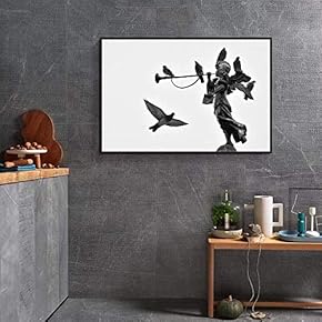 Floating Framed for Living Room Bedroom Black and...