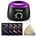 SkinSense Wax Warmer Waxing Kit Melt and Hard Wax Beans with Wax Applicator Sticks (Chamomile,Lavender,Nature,Rose)
