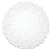 Juvale Lace Doilies Paper 250 Pack Set- Decorative Round Placemats Bulk, Table Runner, Cake Box Liners, Desserts - Baked Treat Display for Weddings, Tableware Decoration - White, 10.5 Inches