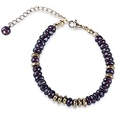Sol N Touch Elegance Series Gemstone Necklace & Bracelets for Women - Cute Gifts for Women & Teens - Steel Jewelry Wire Cable