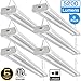 ZJOJO Linkable LED Shop Light for Garage, 42W 5000lm 4FT, 6000-6500K Daylight White, with Pull Chain (ON/Off), 5-Year-Warranty, 6000K (6PK)