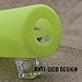 Bonison Summer Sale Novelty Durable Glass Water Bottle with Colorful Soft Silicone Sleeve (14 Ounce, Yellow)