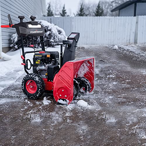 PowerSmart Snow Blower Gas Powered 24 in. 208cc B&S Engine with