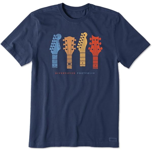 Life Is Good Usic Peace Guitars Long Sleeve Crusher™ Tee | 6p