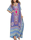 Buauty Casual Floral Maxi Dress Caftan Coverup