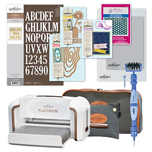 Spellbinders platinum die cutting machine starter bundl…