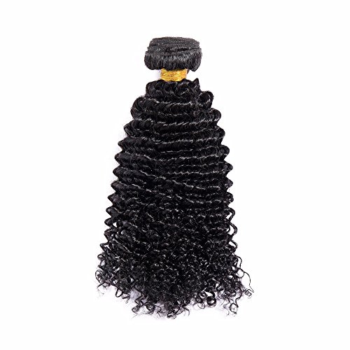 MY LADY 100% Indian Virgin Human Hair Kinky Curly Unprocessed Weave Hair 100g per Bundle(12 inch)