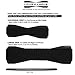 LoveHandle Duo Grip for Smartphone and Tablet - Black Elastic Strap wih Black Base Original Grip + XL Grip