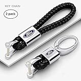 Fitracker 2pack Car Logo Keychain Key Chain Accessories Keyring Gift for Man and Women