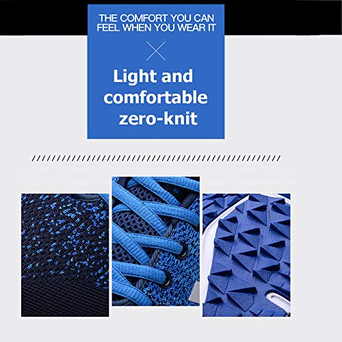 Moligin Running Shoes Men Women Athletic Fitness Tennis Sport Shoes Outdoor Lightweight Sneakers Blue