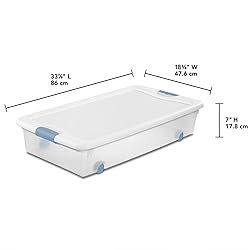 Sterilite 56 Qt Wheeled Latching Storage
