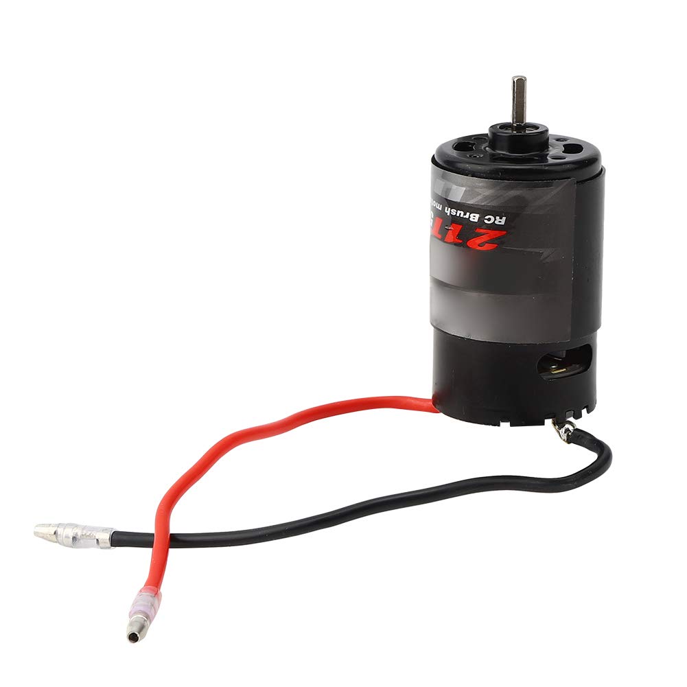 Dilwe RC Car Brushed Motor, 550 Brushed Motor High Precision Low Noise Motor Compatible with RC Car Model(21T)