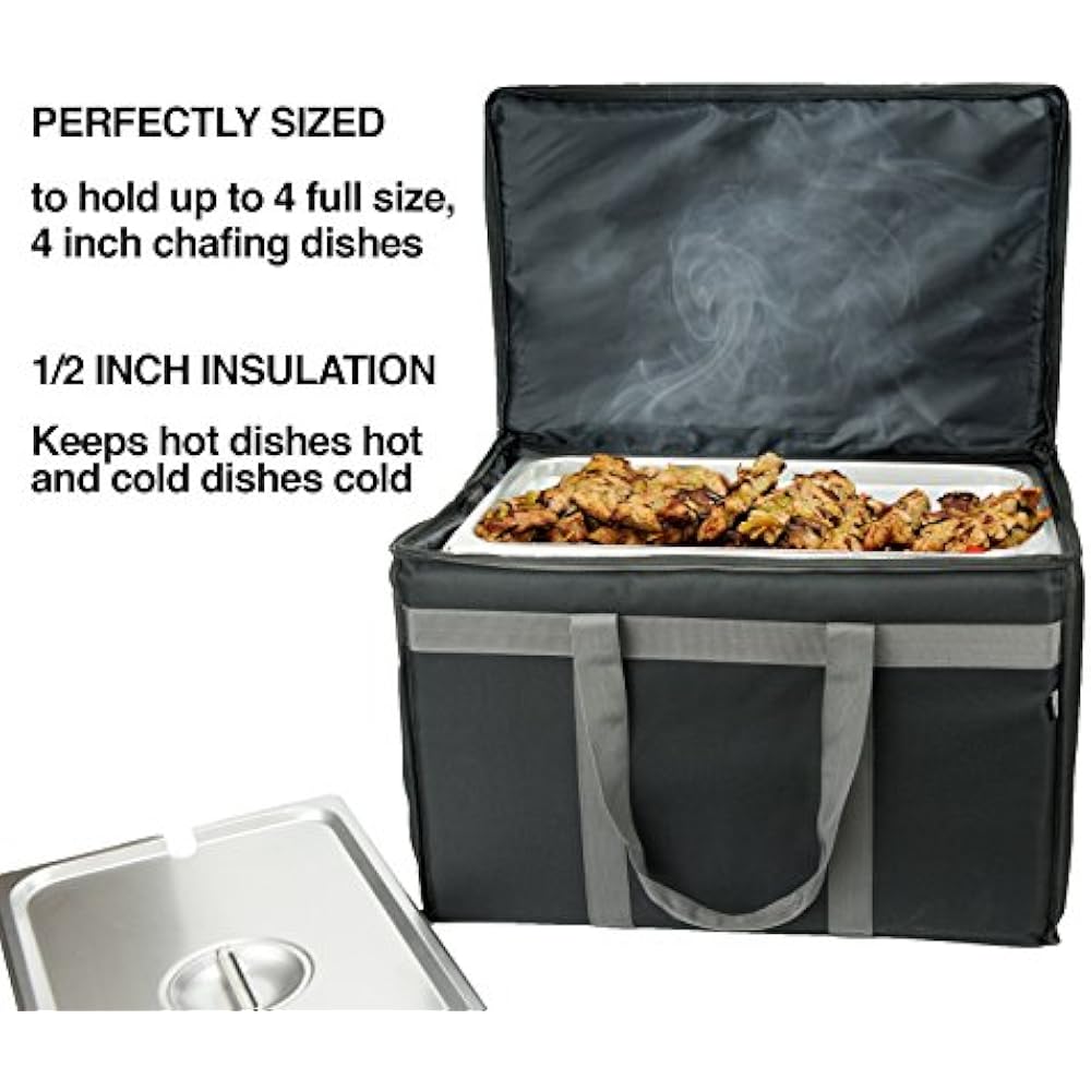 Food Delivery Warmers Bag Premium Commercial Grade Made For Full Size