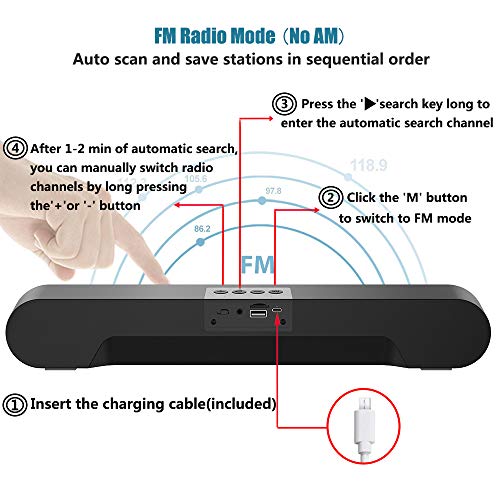 2 LENRUE+Soundbar+Bluetooth+Projector+Smartphones