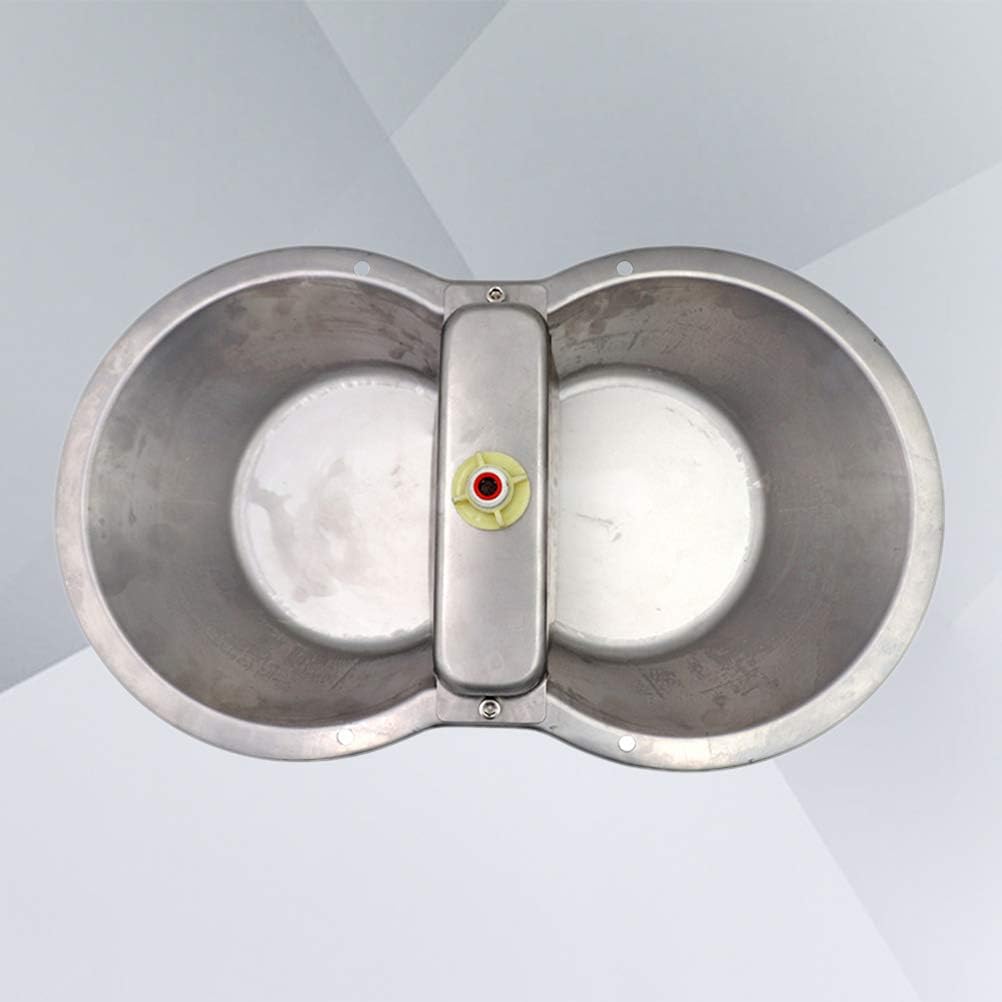 Amazon Com Yardwe Pig Water Feeder Pet Double Bowl Feeder