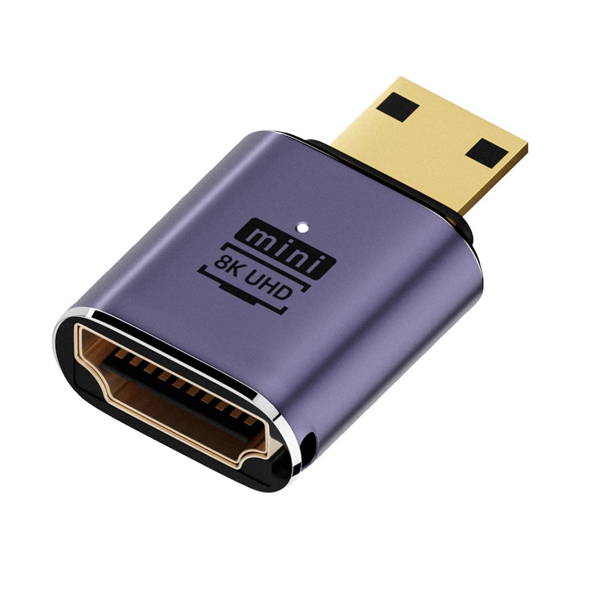 CY 8K Cable Mini HDMI Male to HDMI 2.1 Female UHD Extension Gold Converter Adapter Support 8K 60hz HDTV