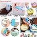 Cake Decorating Kit 82 pcs - JDDZ New Baking Supplies - Cookie Decorating Kit with Icing Bags and Tips - New Cupcake Decorating Kit with 48 Tips and 20 Icing Bags with Pattern Chart