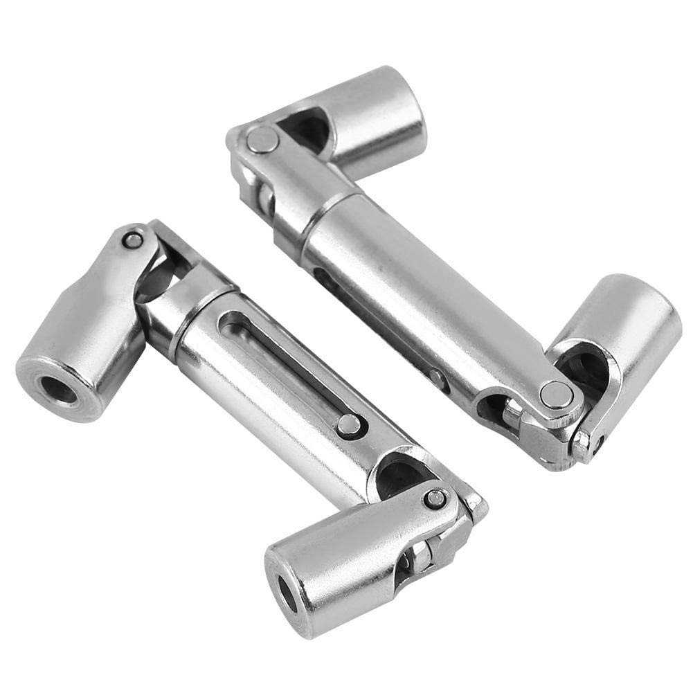 Lazmin 2PCS Drive Shaft for RC Truck, Metal Drive Shaft for WPL 1/16 RC Scale Military Truck Upgrade Replacement RC Accessories