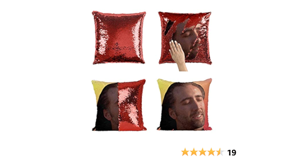 amazon nicholas cage pillow