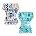 ALVABABY Swim Diapers Large Size 2pcs Pack Reuseable &Adjustable Baby BoyZDYK05-06