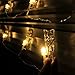 ETTP Led Bedroom Lights, Photo Clips String Lights, Fun and Cute Decorations Lights, USB Powered, 30 LEDs, Warm White - for Hanging Photos Pictures Cards