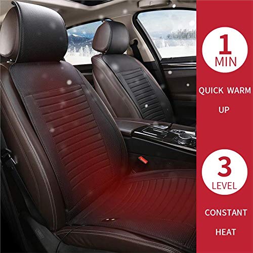 WARMITORY Heated Car Seat Cushion Universial Car Seat Warmer with 3