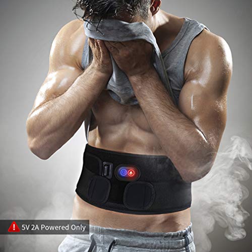 QUICK WIN Heating Waist Belt/Lower Back Heat Therapy Wrap/Massage Lose