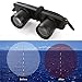 3x28 Polarized Binoculars for Fishing, Army Fans Outdoor Glasses Telescope with Box -Black