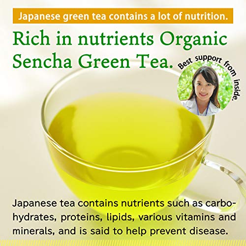 Green Tea leaves Sencha, JAS Certified Organic,Japanese Uji-Kyoto, 80g Bag 【CHAGANJU】