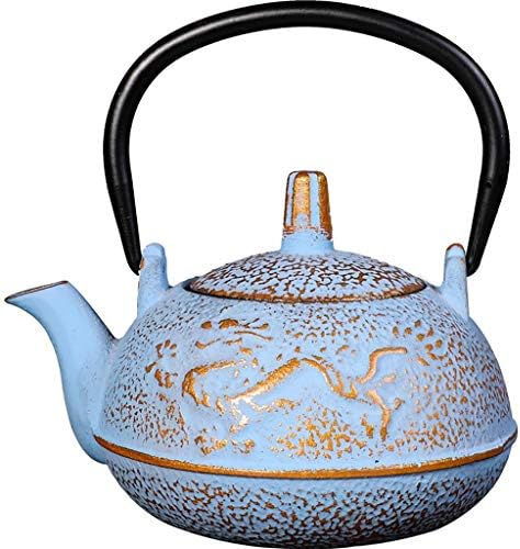 南部鉄器 鉄器 急須鉄瓶急須鉄器鉄瓶急須鉄瓶鉄器急須バルク紅茶ティーバッグのために使用される鋳鉄ティーポット 300 Mlteaケトル鋳鉄 エナメルクラフト日本の鋳鉄ティーケトルステンレス製注入器はストレーナー ホワイトティー 軽量で便利 Color Seven Fairy Suit