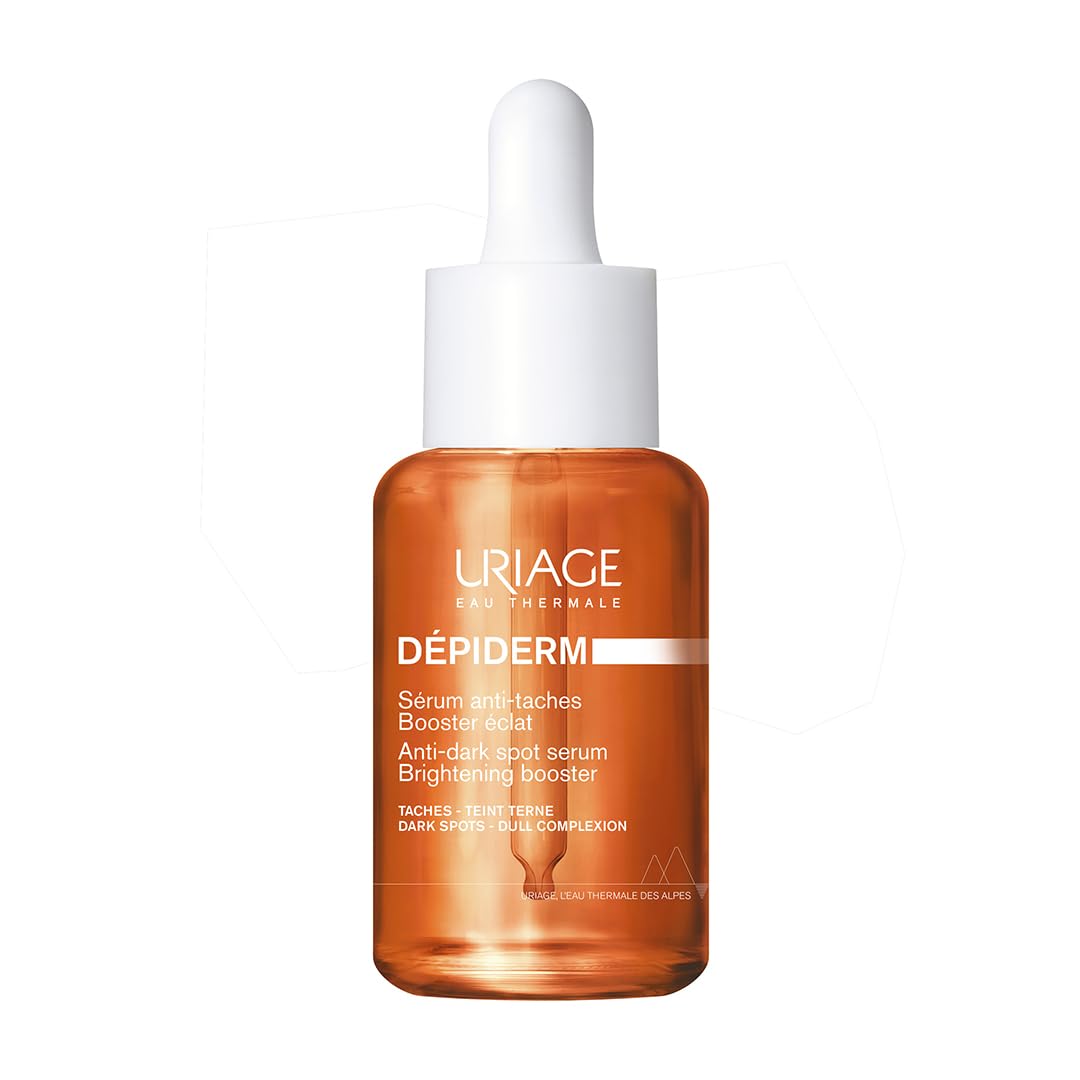 Uriage Dépiderm Anti-Dark Spot Serum Brightening Booster 30ml - Concentrated 20% Vitamin C Complex & Niacinamide - Reduces Dark Spots in 28 Days! 94% Natural Ingredients - Suitable for Sensitive Skin