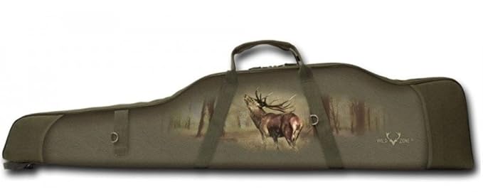 Gewehrfutteral, Waffentasche, abschließbare Gewehrtasche mit Wildmotiv
