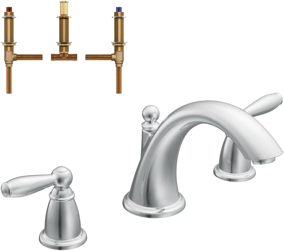 Moen KGTBRDT4943CR Brantford 61/2Inch Garden Tub Faucet, Chrome Bathtub Faucets