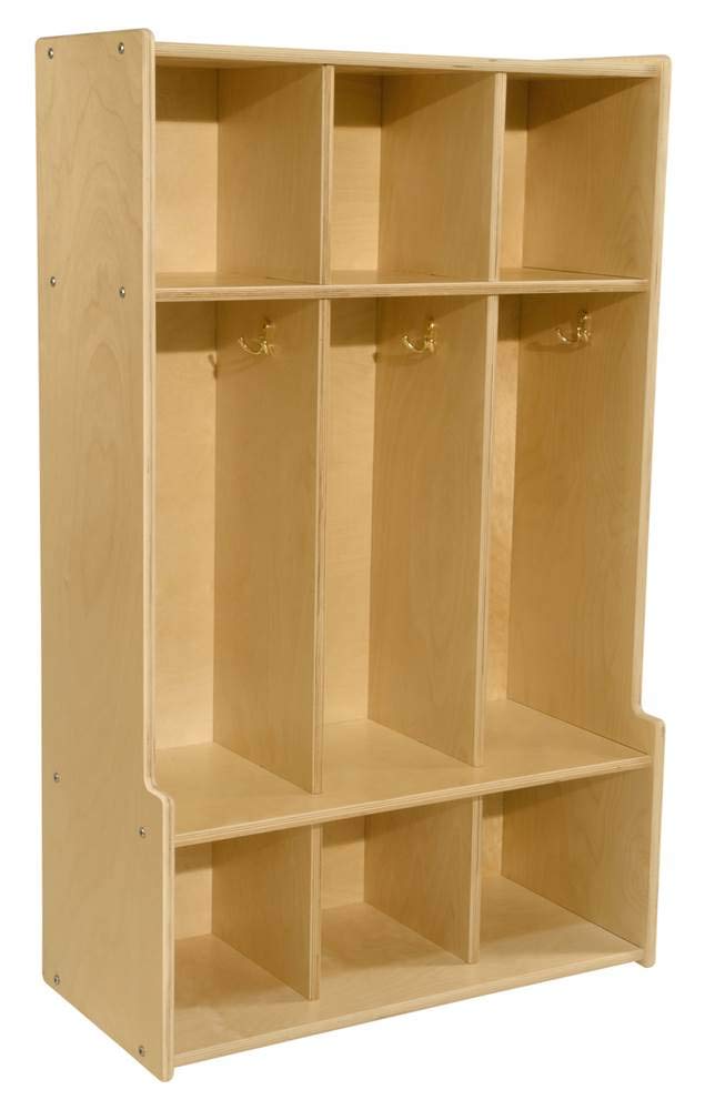 Contender 3Section Coat Locker with Bench & Cubbies