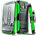 Droid Turbo 2 Case, Evocel [Generation Series] Belt Clip Holster, Kickstand, HD Screen Protector, Dual Layer for Motorola Droid Turbo 2 (XT1585/ 2015 Release), Green (EVO-MOTXT1585-AB212)