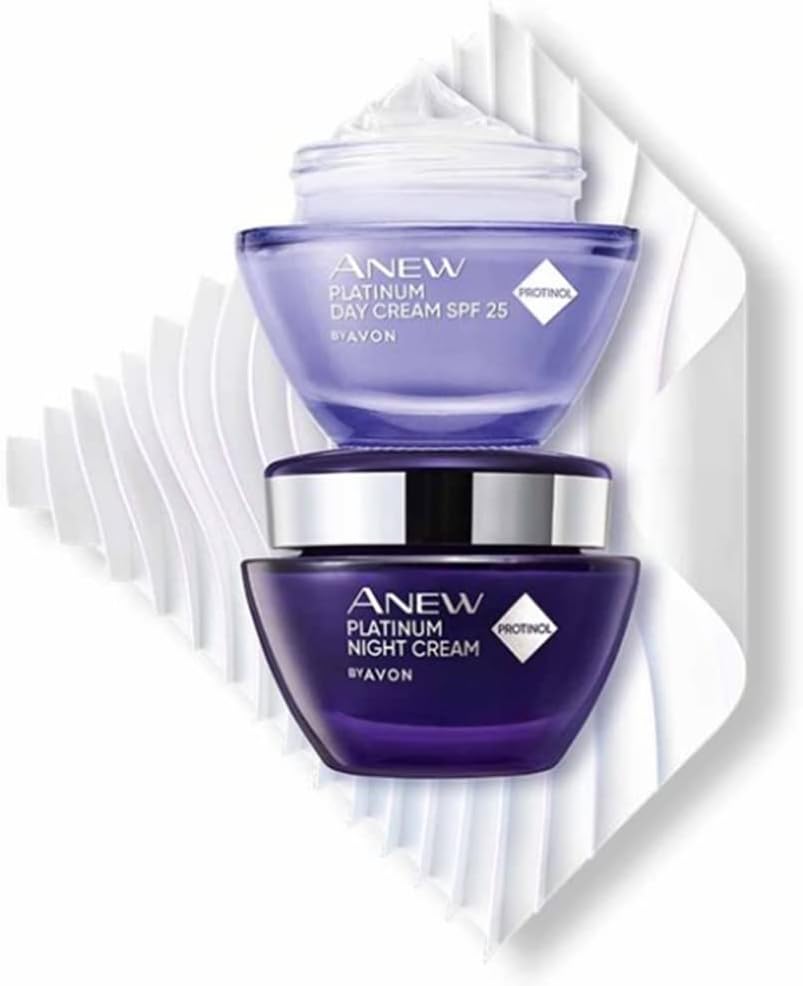 Avon Anew Platinum Day Night Cream Duo Protinol SPF25 Anti-Aging 50ml