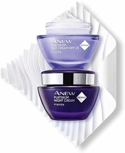 Avon Anew Platinum Day Night Cream Duo Protinol SPF25 Anti-Aging 50ml