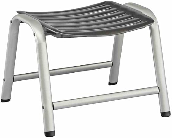 Kettler Hocker Wave Formschoner Sitzhocker Fur Garten Terrasse Und Balkon Wetterfester Fusshocker Fur Relaxstuhl Und Gartenliege Aus Aluminium Und Kettalux Kunststoff Silber Anthrazit Amazon De Garten